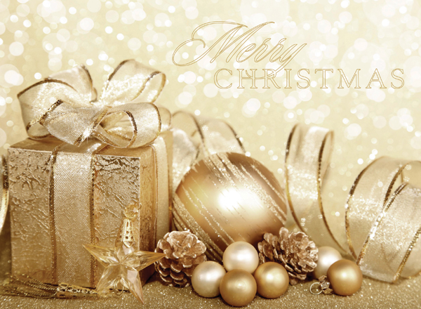 Merry Christmas Personalised Christmas Card