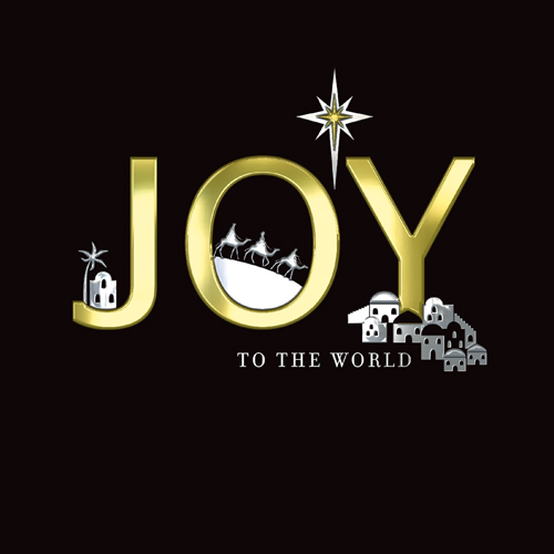 Joy to the World Personalised Christmas Card