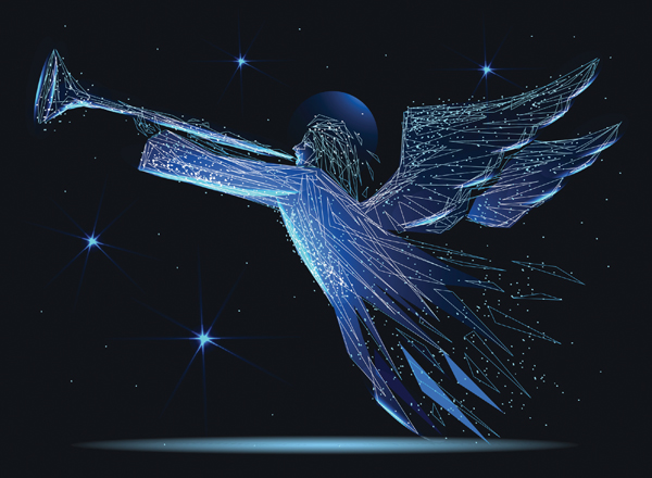 Christmas Angel Personalised Christmas Card