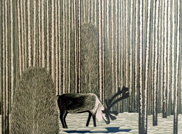 Birch Trees Personalised Christmas Card