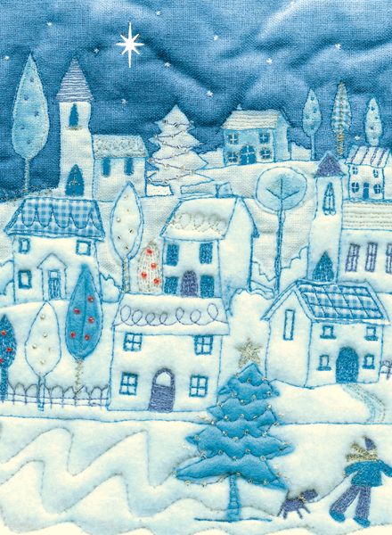 Christmas Village Personalised Christmas Card