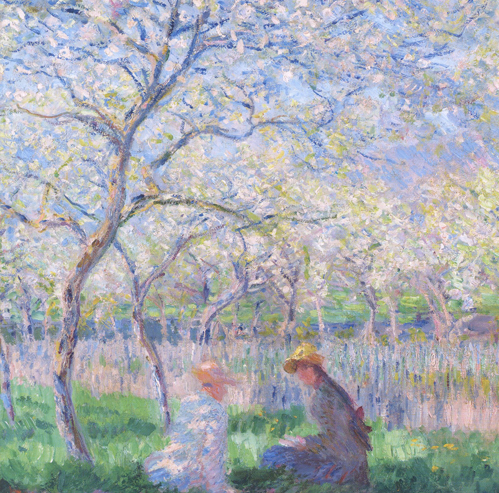 Monet's Springtime Greeting Card