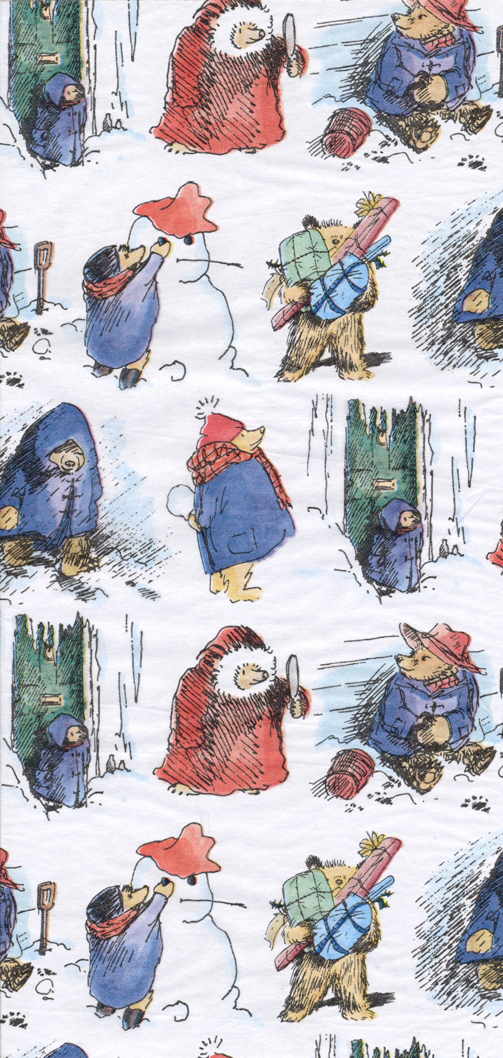Paddington Bear Christmas Tissue Paper
