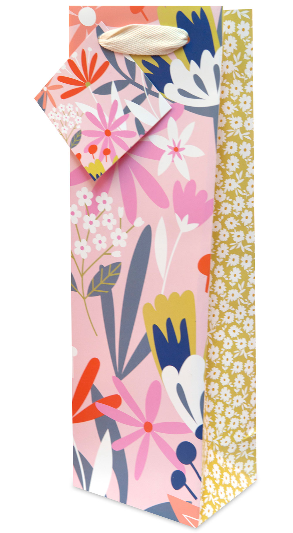 Floral Mix Bottle Bag
