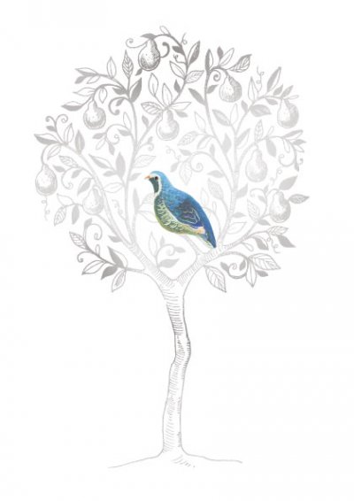 Partridge in a Pear Tree Personalised Christmas Card