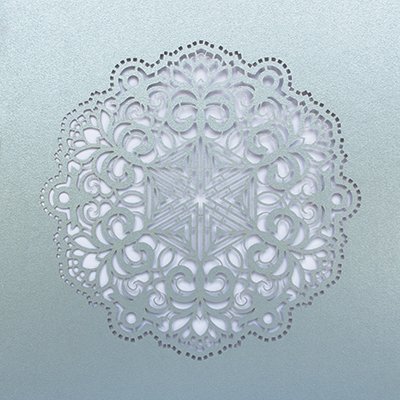 Snowflake Personalised Christmas Card