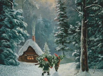 Approach of Christmas Personalised Christmas Card