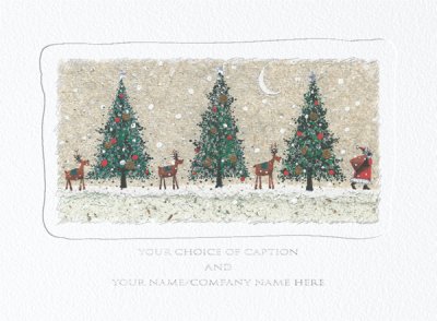 Journey's End Front Personalised Christmas Card