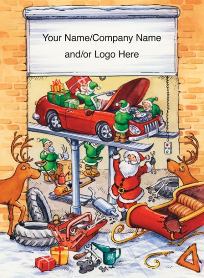 Alternative Transport Personalised Christmas Card
