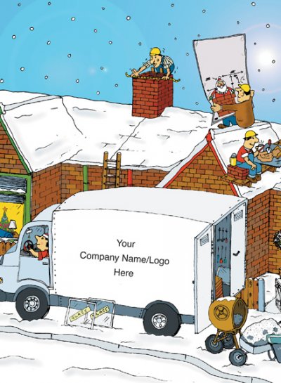 Christmas Maintenance Personalised Christmas Card