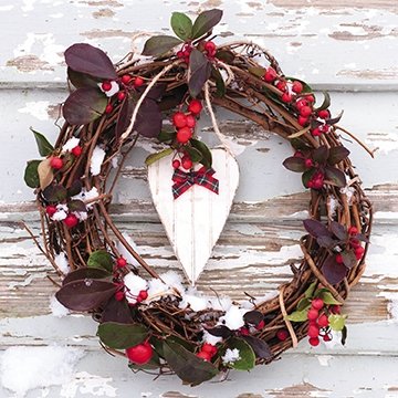 Wreath British Heart Foundation Christmas Pack (10)