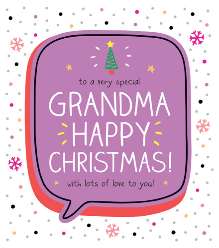 Very Special Grandma Christmas Card
