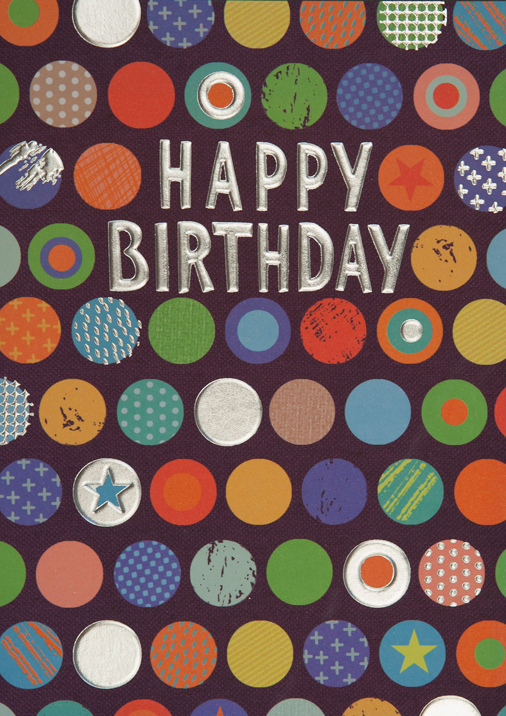 Colourful Spots Birthday Card