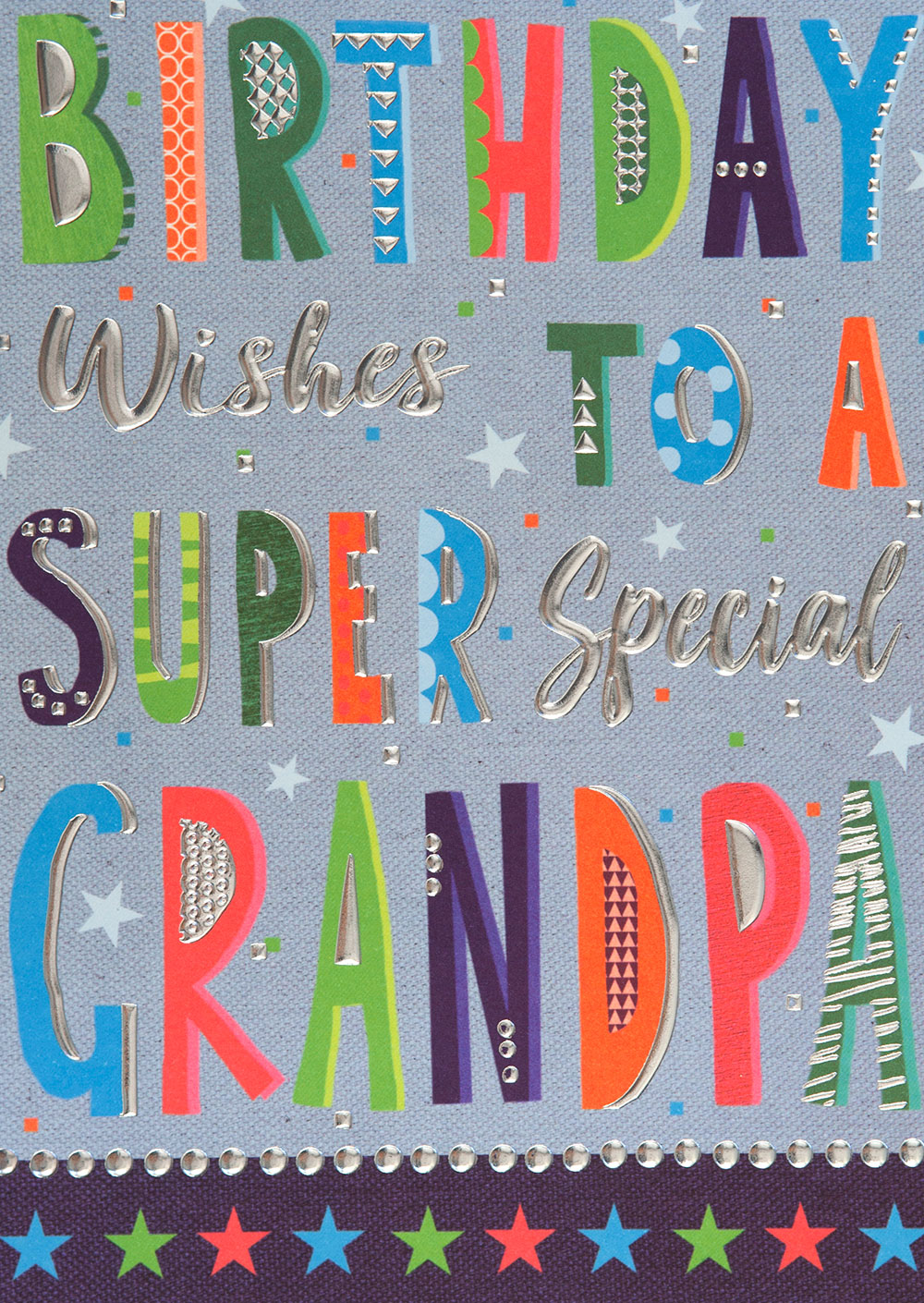 Super Special Grandpa Birthday Card