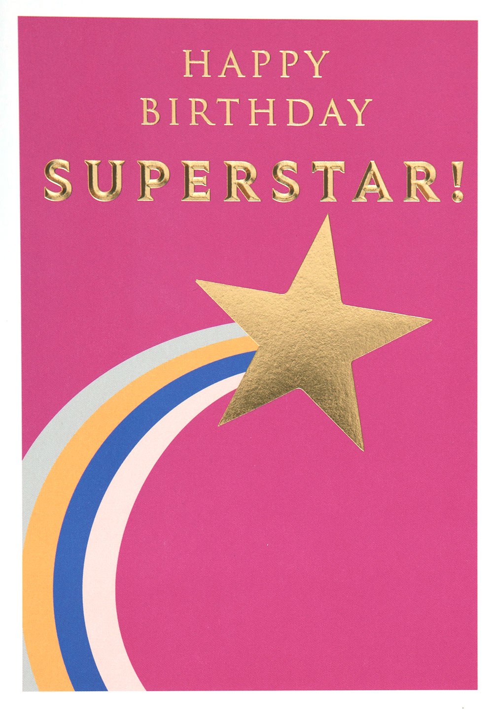 Superstar Birthday Card