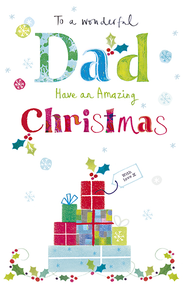 Pile of Presents Christmas Card