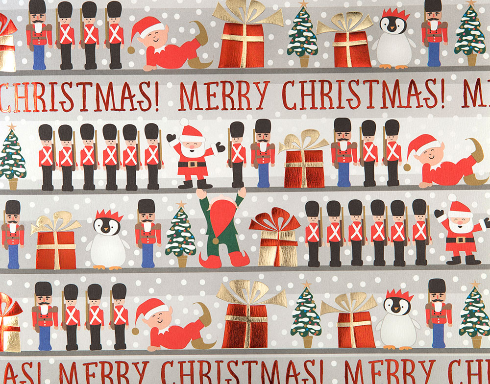 Festive Toys Christmas Gift Wrap