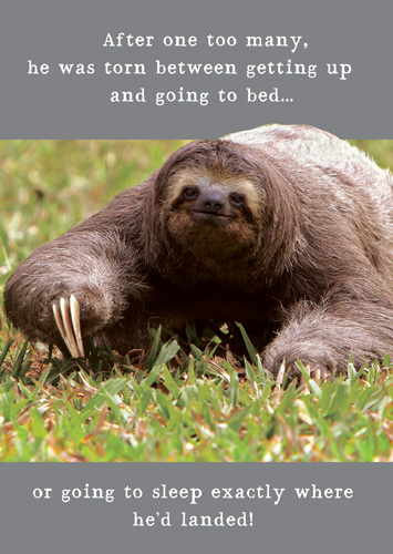 One Too Many Birthday Card