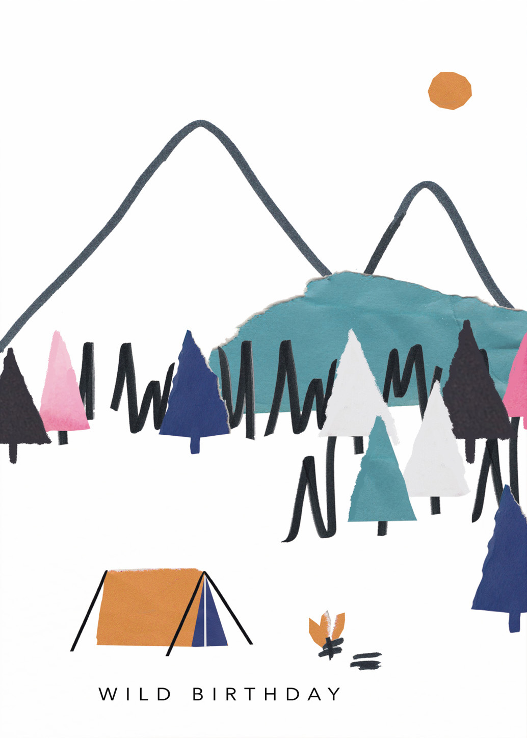 Camping Birthday Card