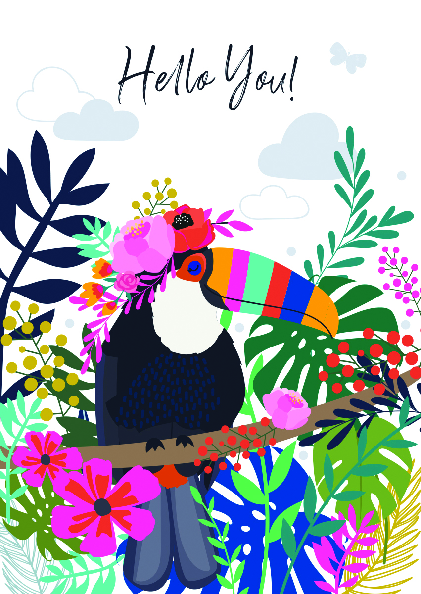 Hello You Birthday Card