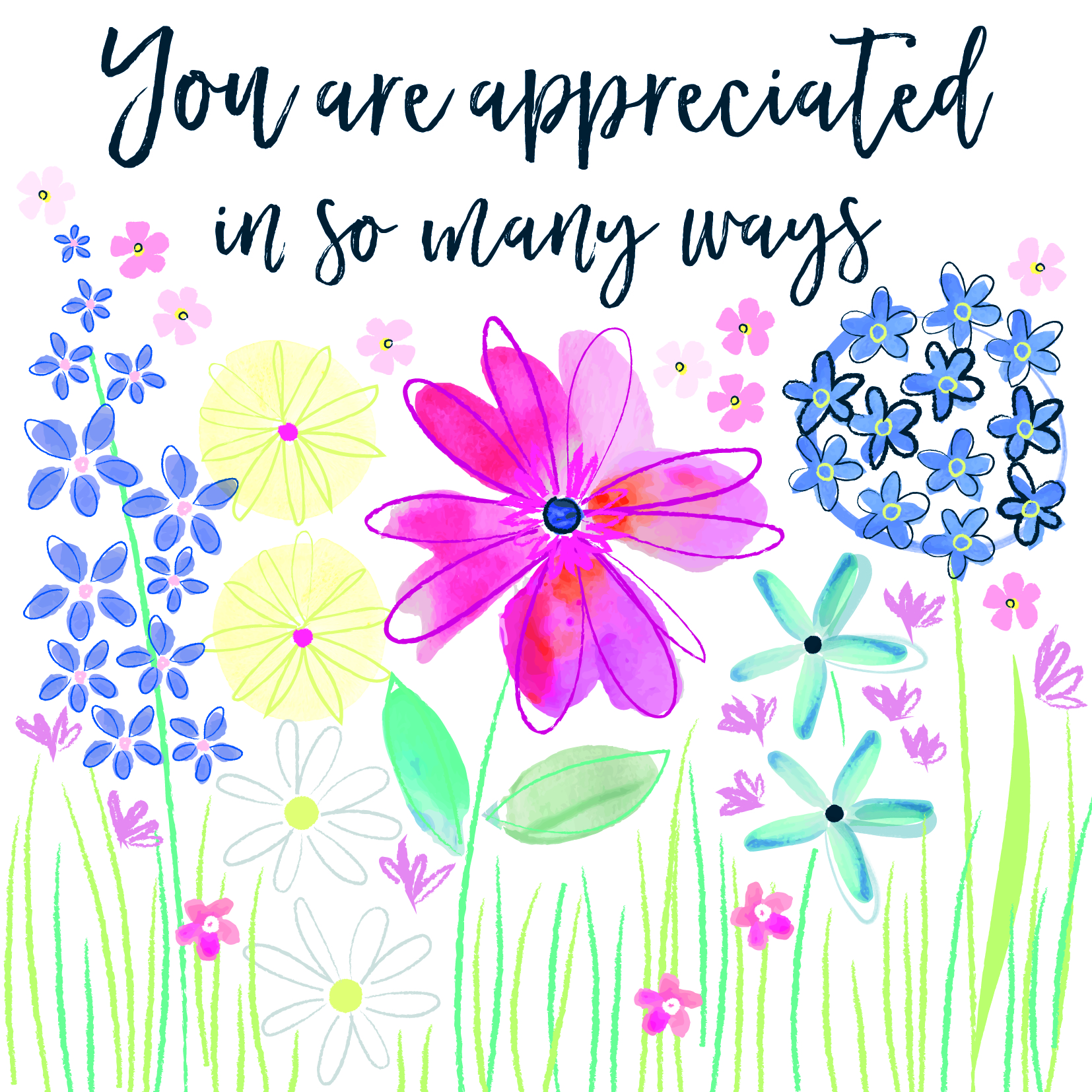 You are Appreciated Thinking of you Card