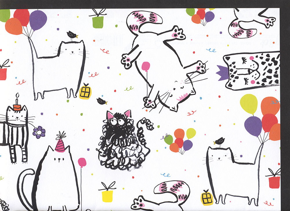 Doodle Cats Wrapping Paper