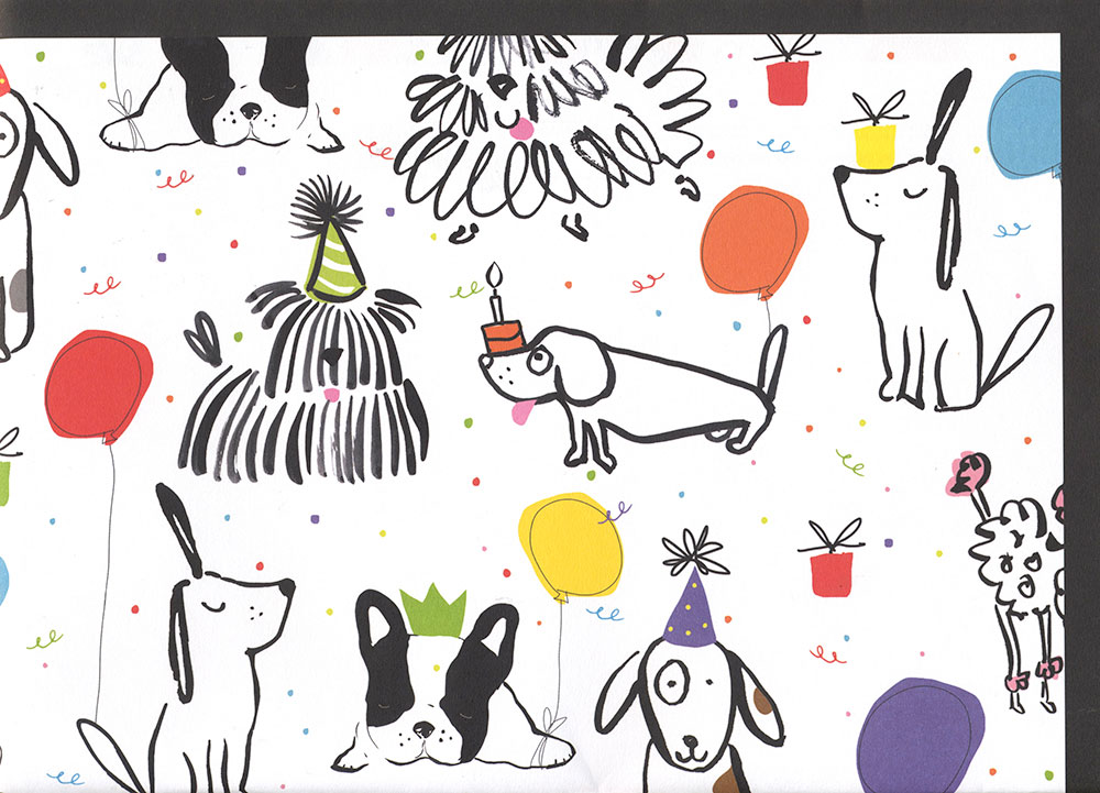 Doodle Dogs Wrapping Paper