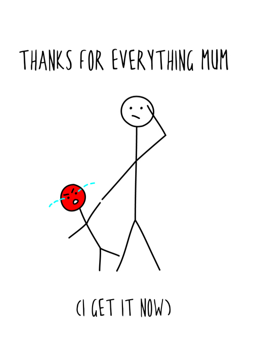 I Get It Now Mother's Day Card