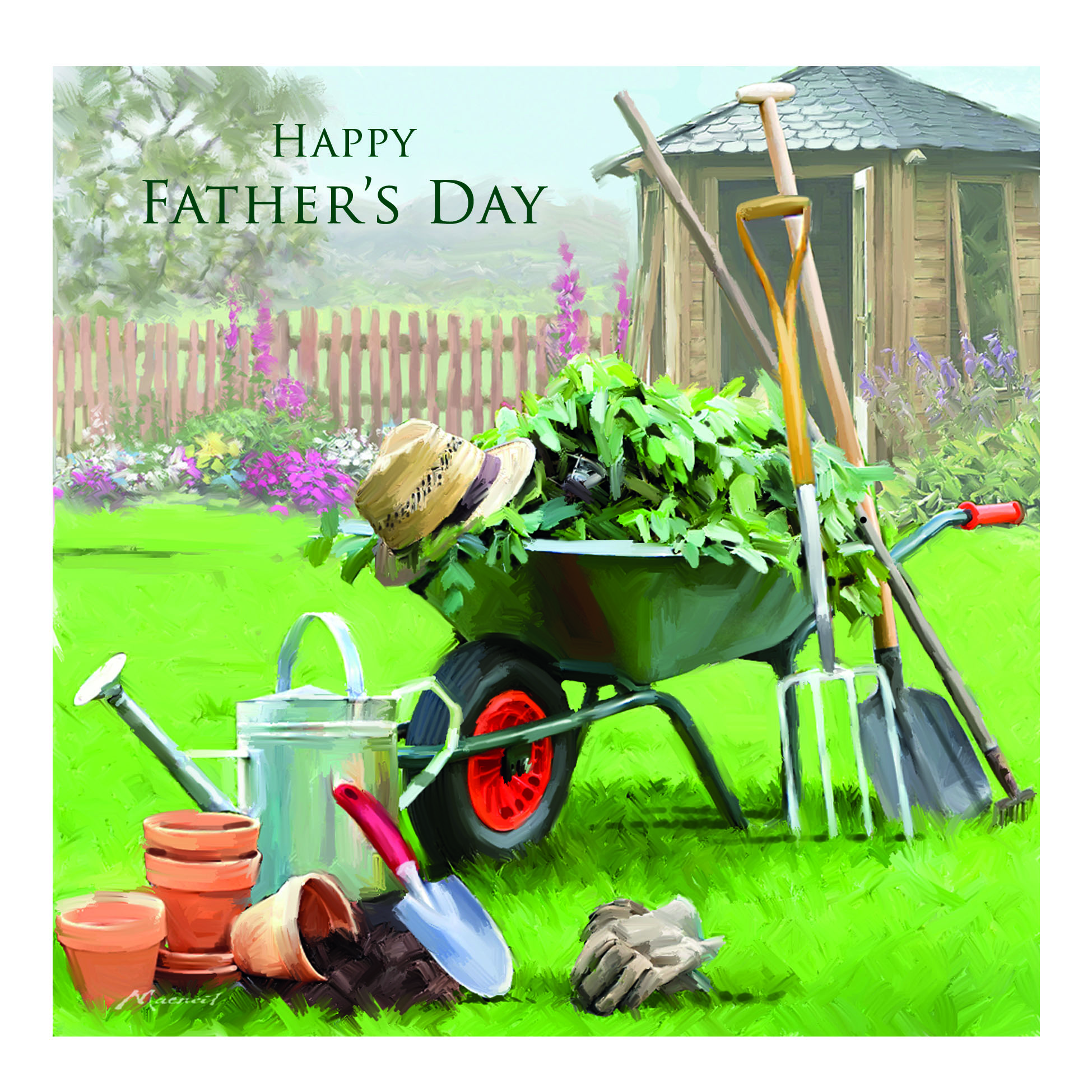 Gardening Father's Day Card