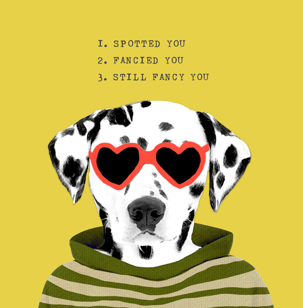 Spotted You Valentine's Day Card