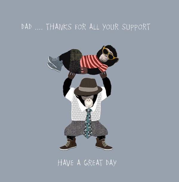 Thanks for your Support Father's Day Card