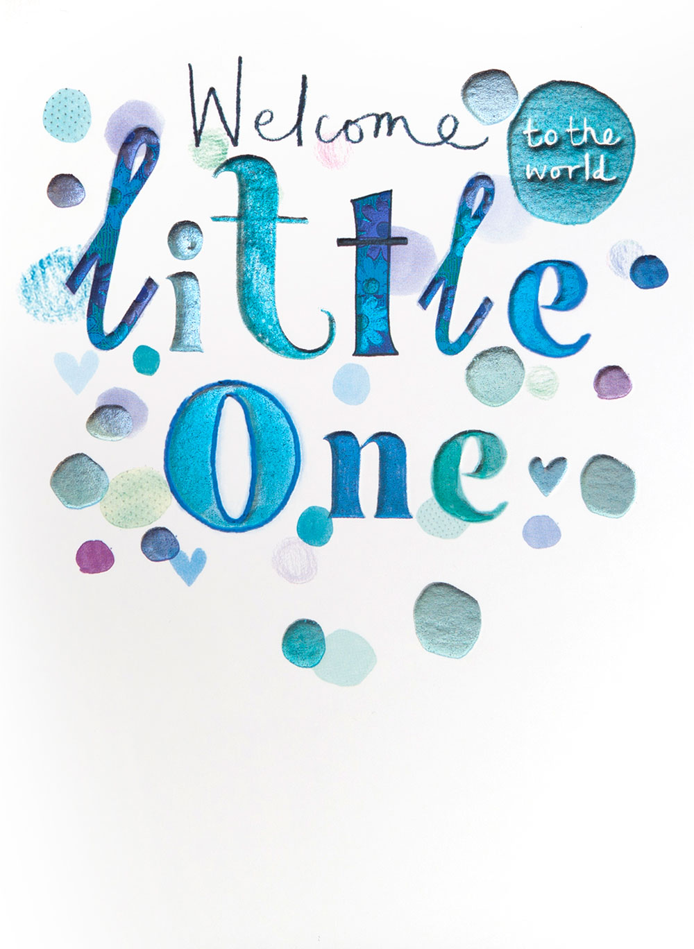 Little One New Baby Boy Card