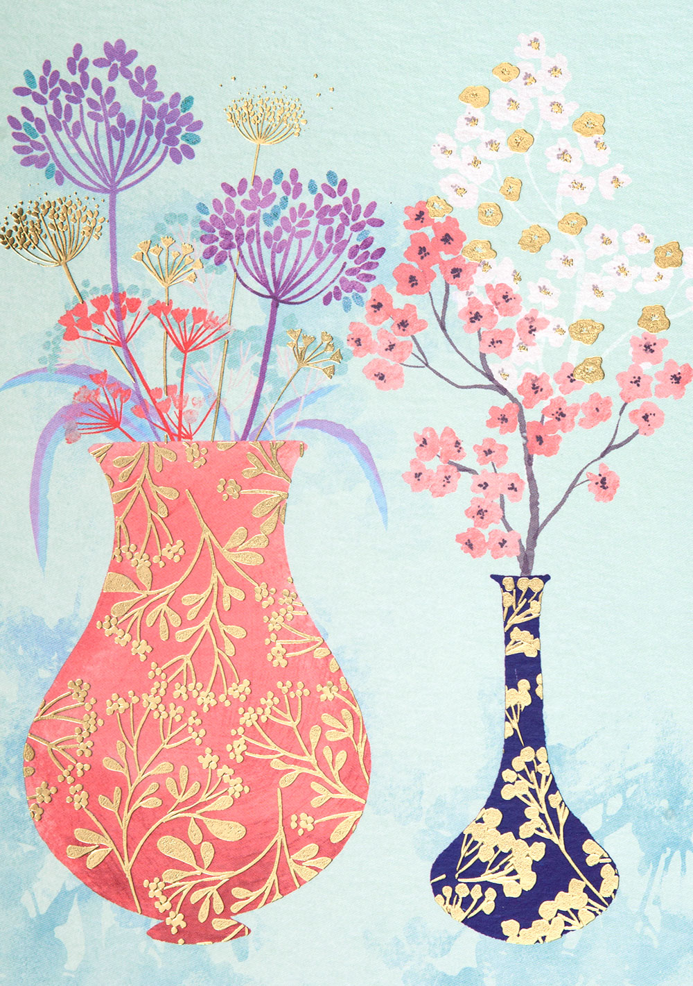 Pretty Vase Greeting Card