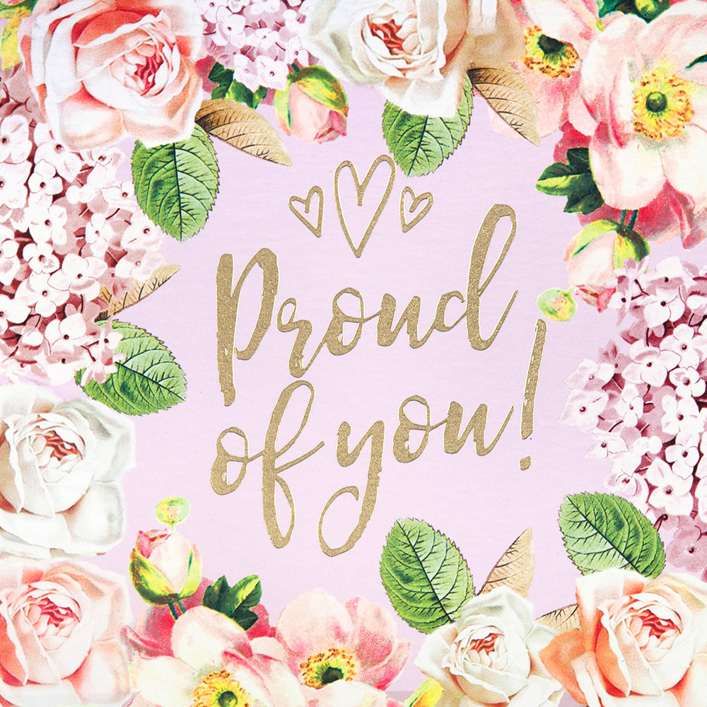 Vintage Floral Congratulations Card