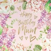 Vintage Floral Mum Birthday Card