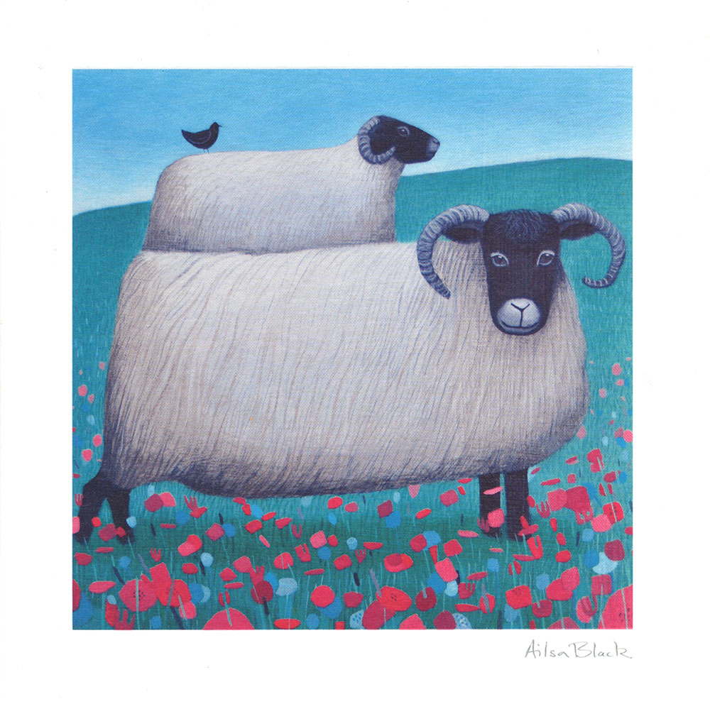 Sheepies of Distinction Greeting Card