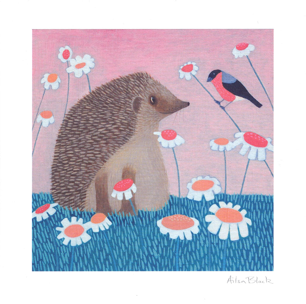 Happy Hedgehog Greeting Card