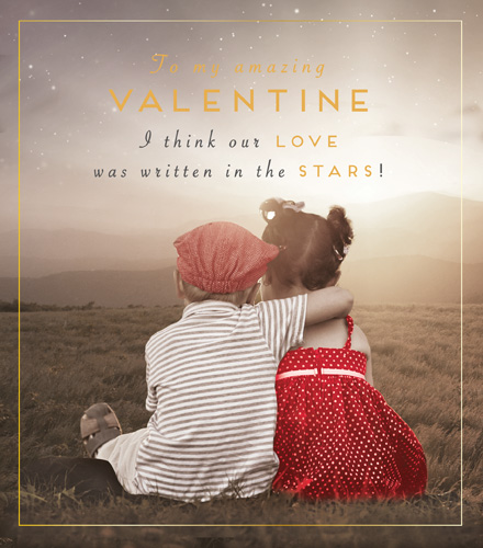 Written in the Stars Valentine's Day Card
