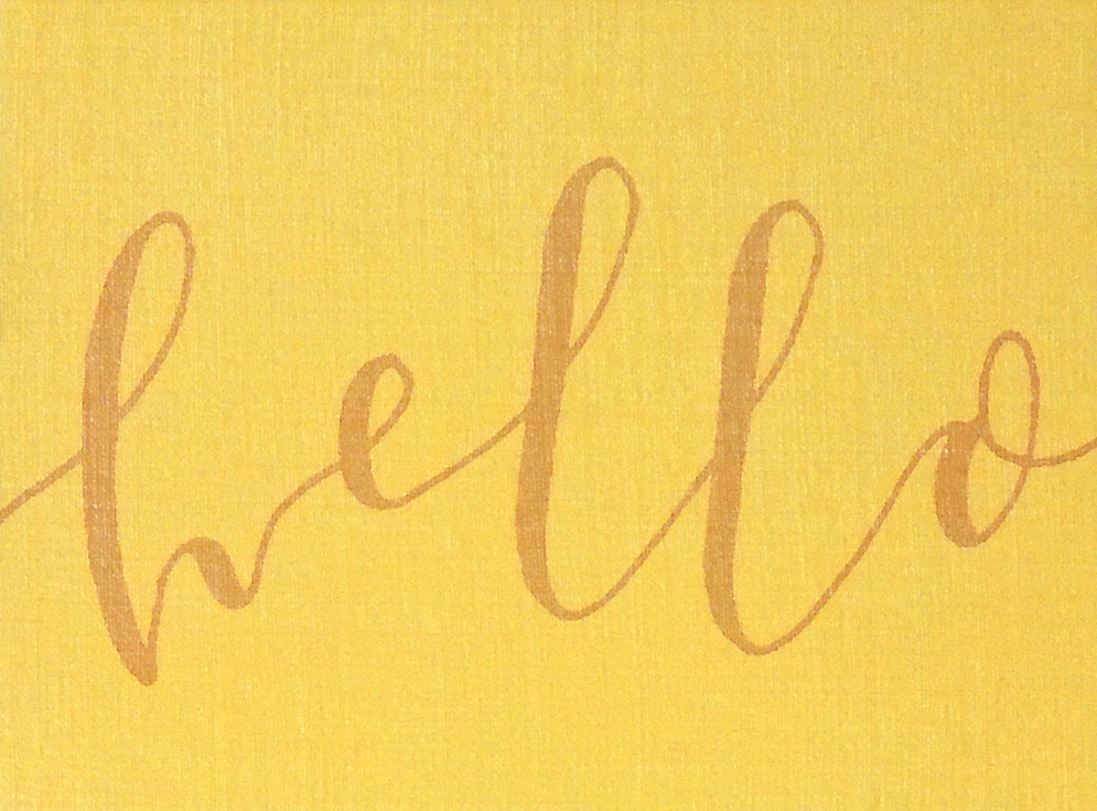 Hello Greetings Card