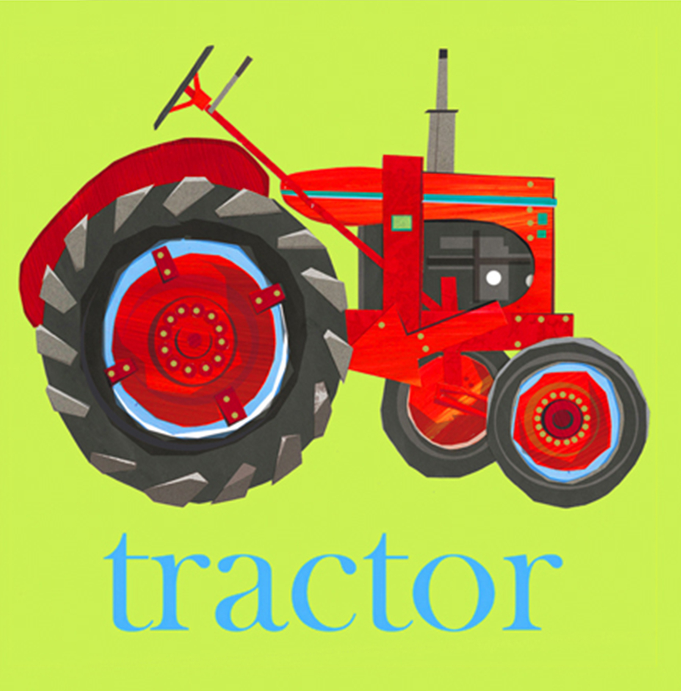 Tractor Kids Birthday Card