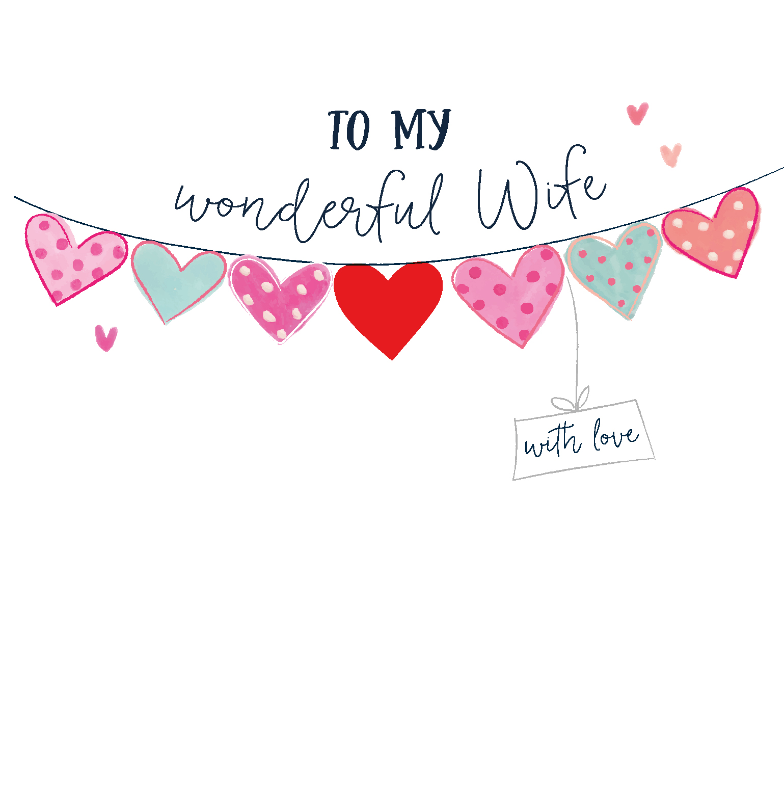 Wonderful Wife Valentine's Day Card