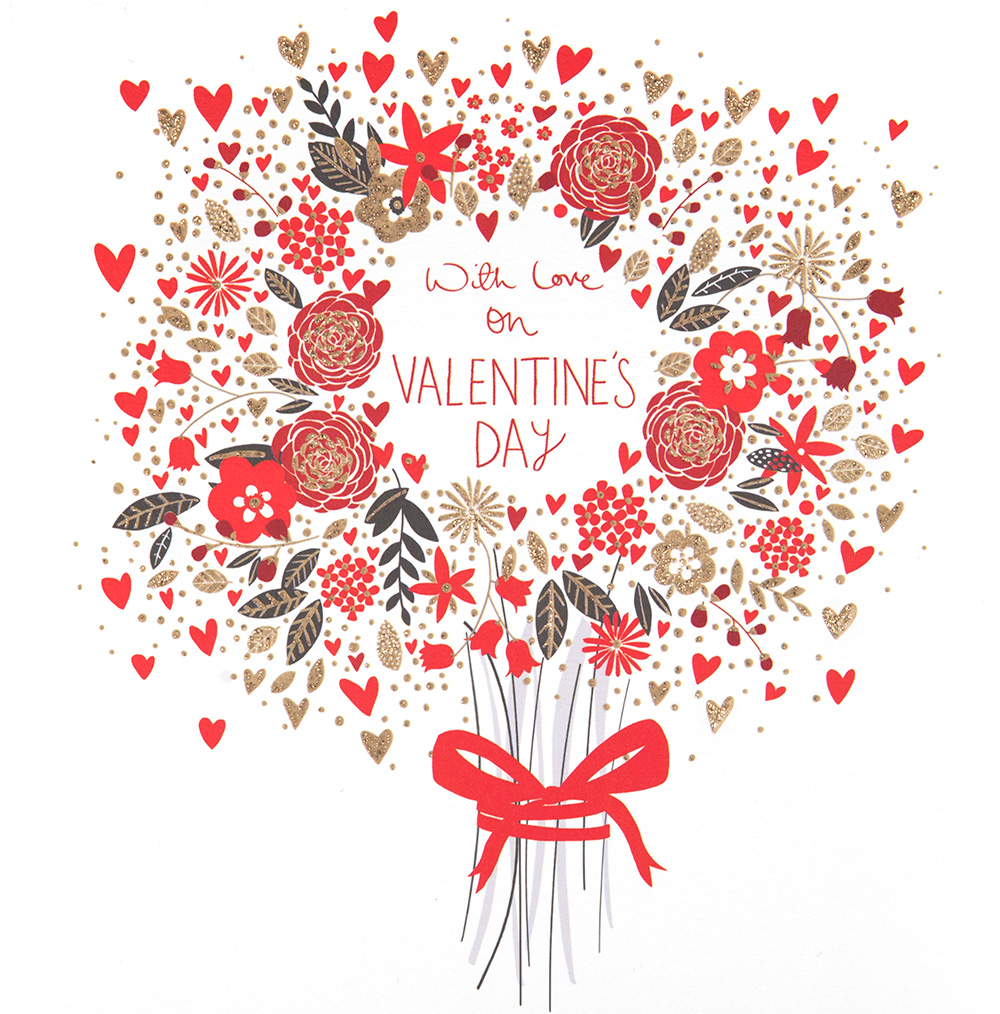Bouquet Valentine's Day Card