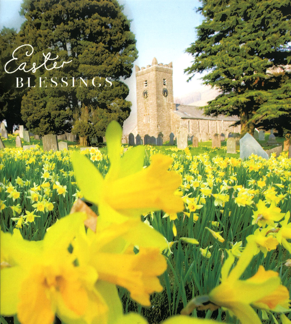 Daffodil Blessings Easter Card