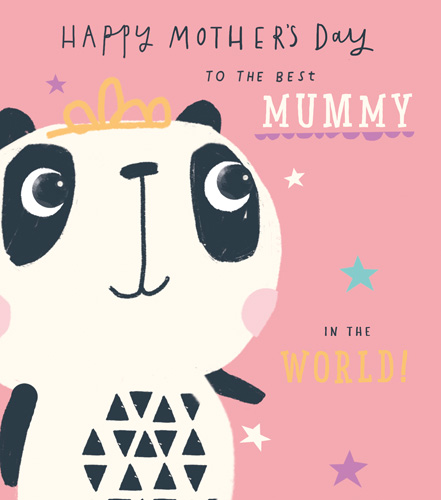 Panda Mother's Day Card