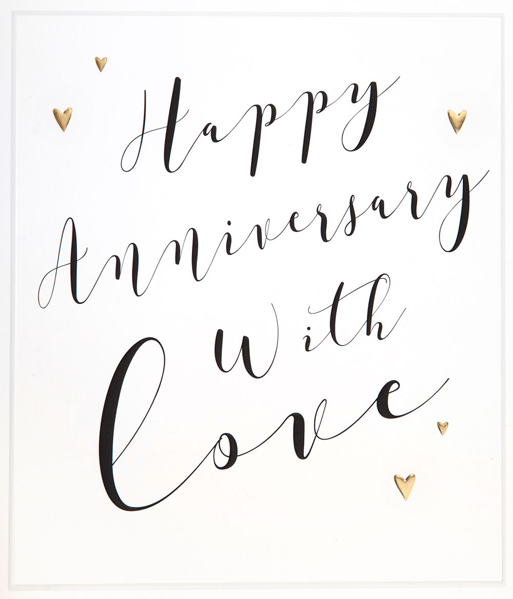 With Love Anniversary Card