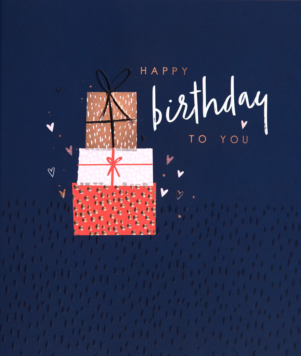 Presents Birthday Card