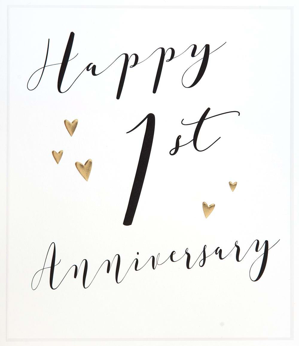 First Anniversary Card