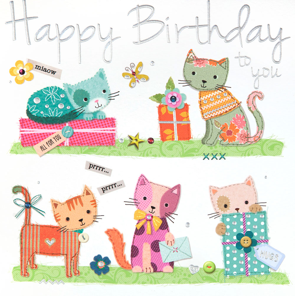 Cats Birthday Card