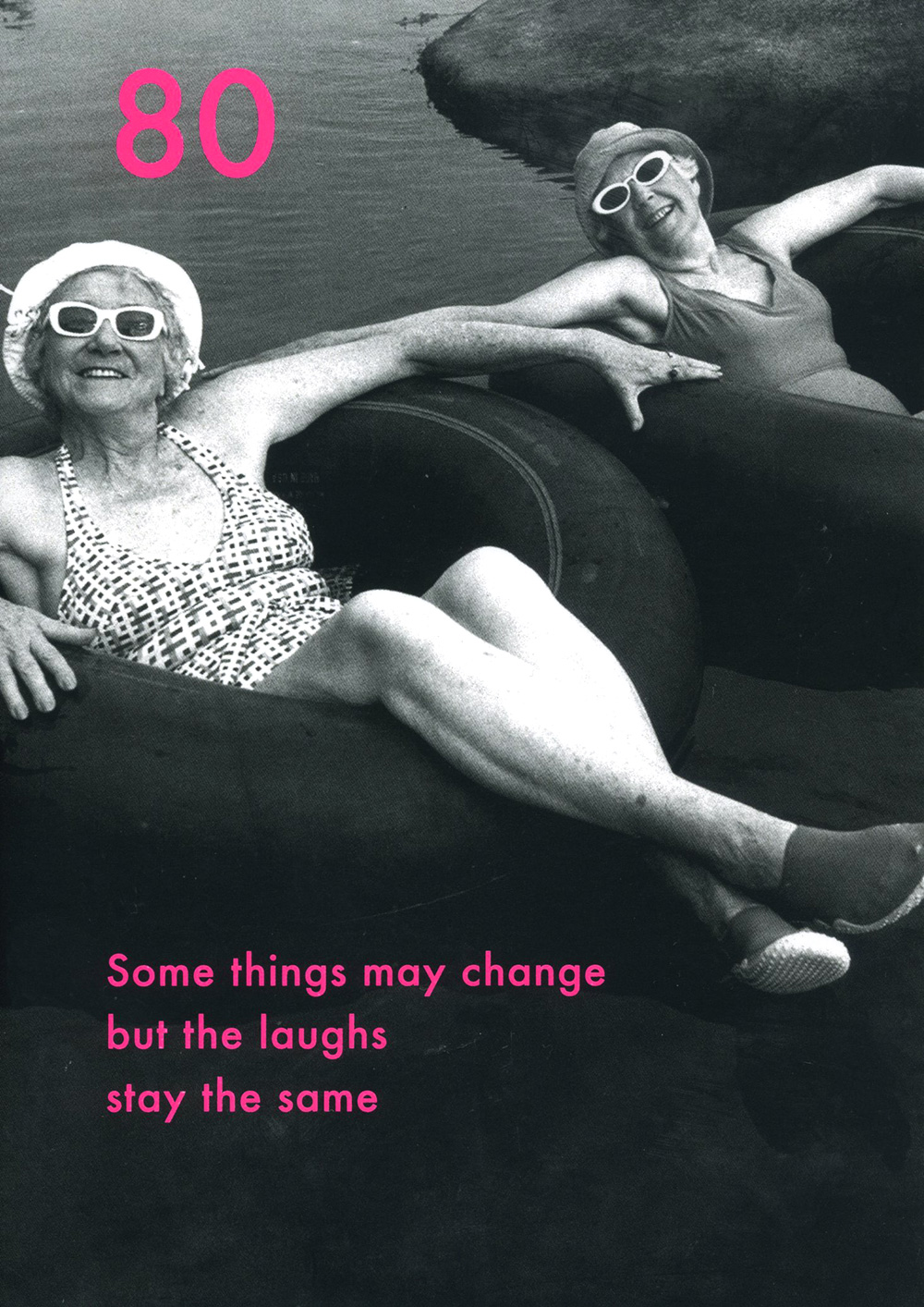 Laughs 80th Birthday Card