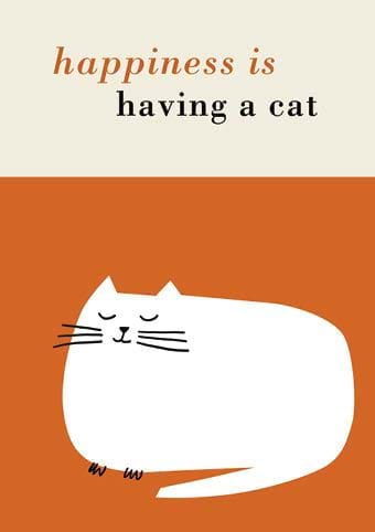 Having a Cat Greeting Card